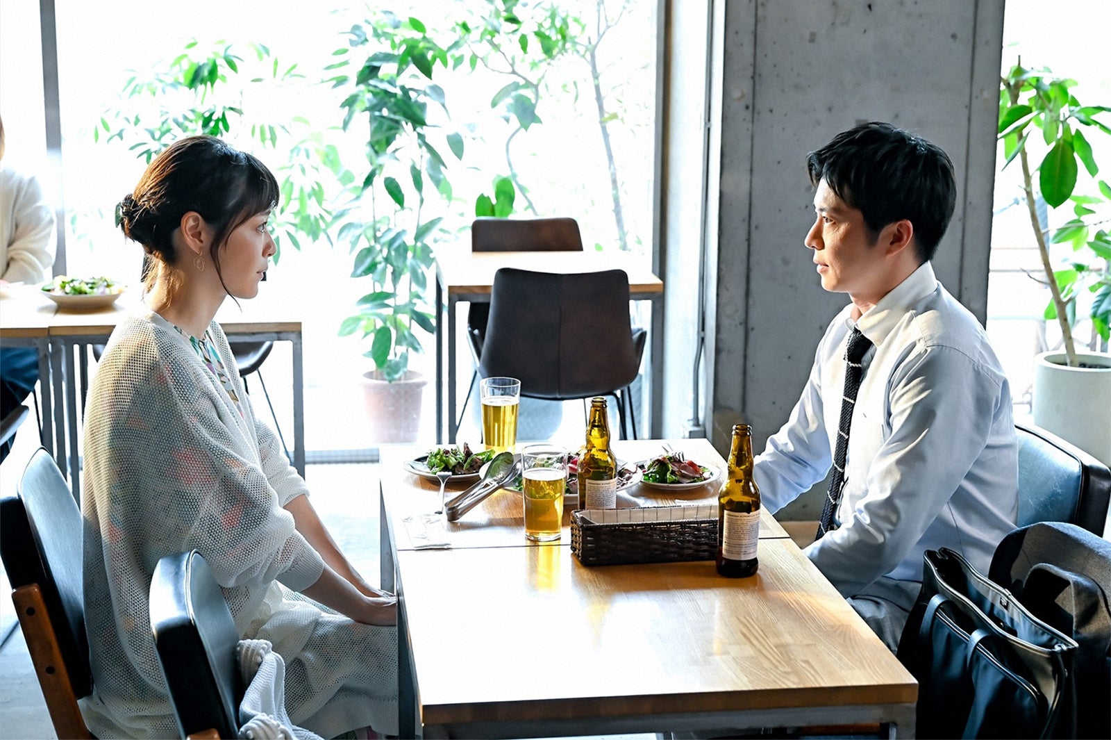 上野樹里、田中圭／「持続可能な恋ですか？～父と娘の結婚行進曲～」第7話より（C）TBS