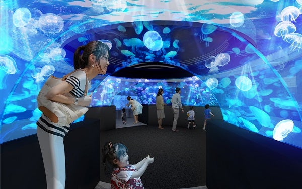 新展示エリア（イメージ）／画像提供：京都水族館