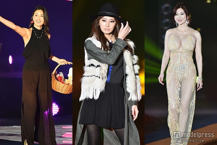 (左から)橋本マナミ、北川景子、叶美香