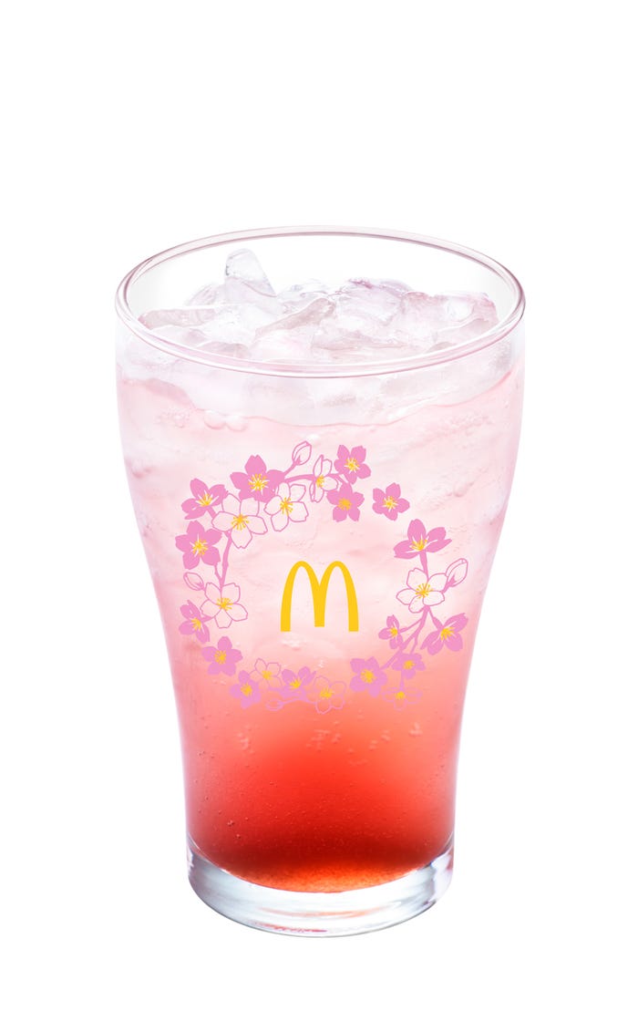 マックフィズ(R) 岩手県産白桃(果汁1%)/画像提供:日本マクドナルド