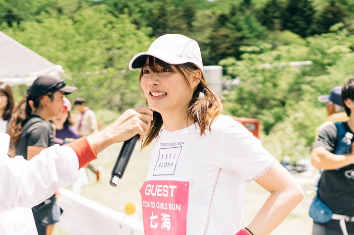 七海「TOKYO GIRLS RUN」（提供写真）