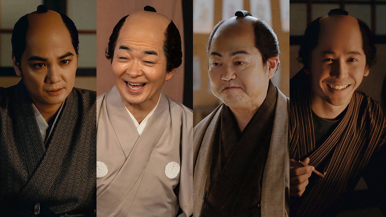 矢野聖人、本村健太郎、柳亭左龍、齊藤友暁「べらぼう～蔦重栄華乃夢噺～」第16話（C）NHK