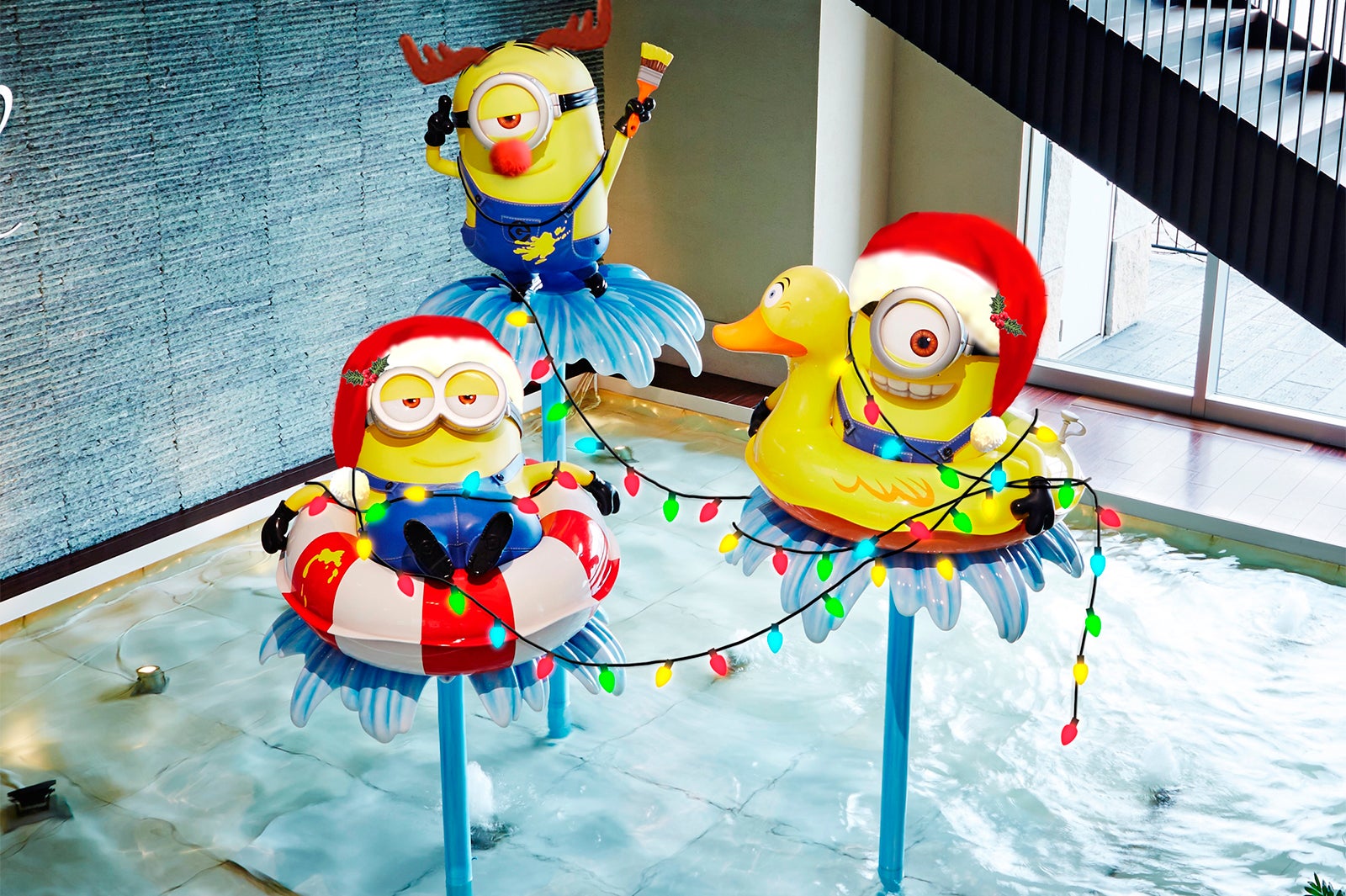 USJオフィシャルホテル、Hotel Universal Portのロビー装飾／画像提供：ユニバーサル・スタジオ・ジャパン