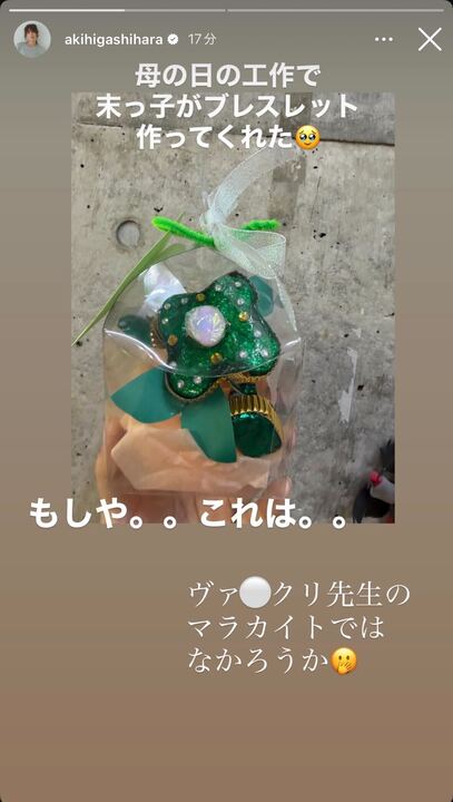 東原亜希Instagramストーリーズより