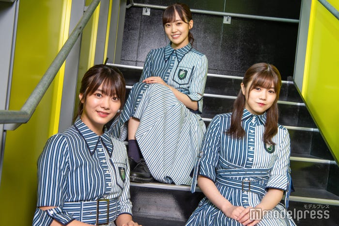 田村保乃、松田里奈、武元唯衣(C)モデルプレス