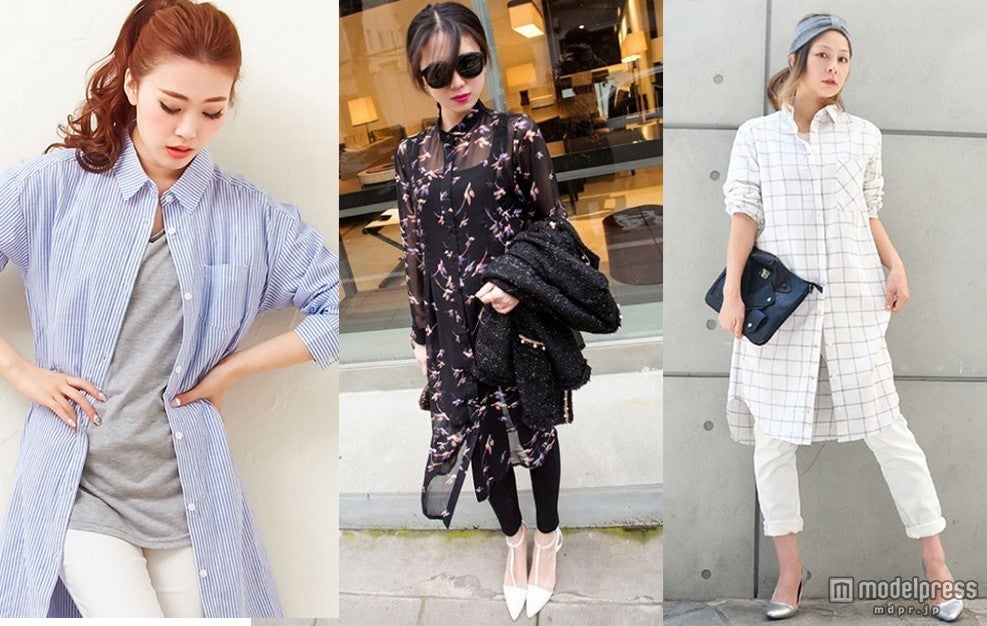 1枚でおしゃれさんになれるシャツガウン3選