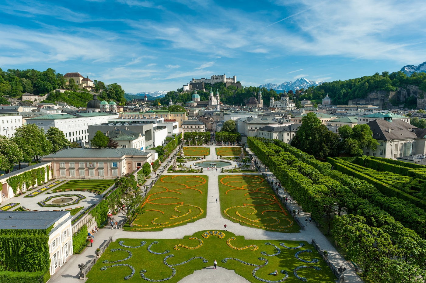 ミラベル庭園（C）Tourismus Salzburg GmbH/ Guenter Breitegger
