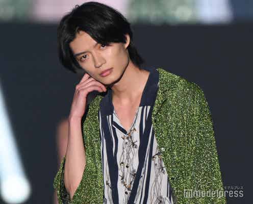 原因は自分にある。杢代和人、ギラギラ緑衣装で存在感放つ クールな表情に釘付け【TGC熊本2024】