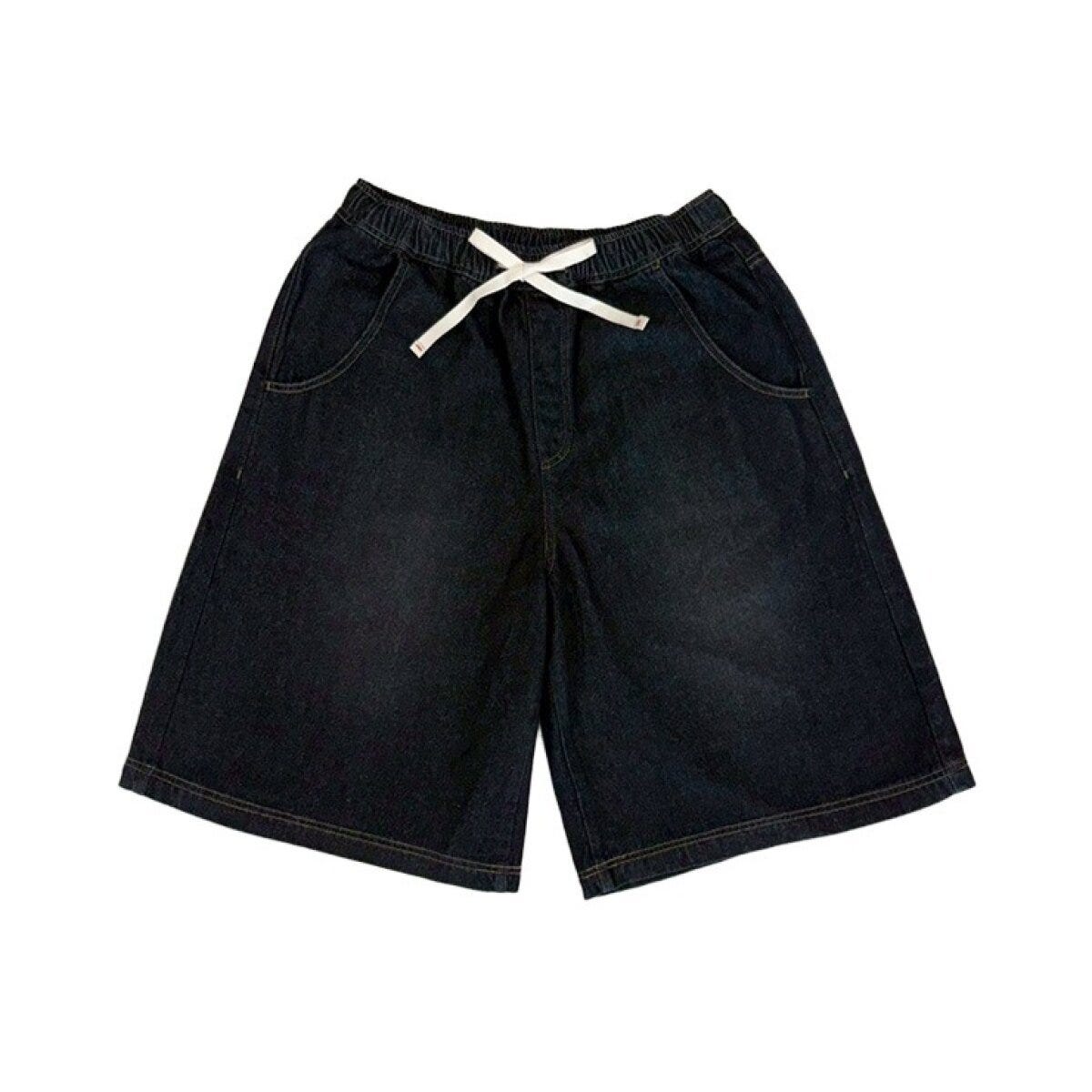 しまむら ハーフデニムパンツ(扇文) しまむらのハーフデニムパンツ(扇文)