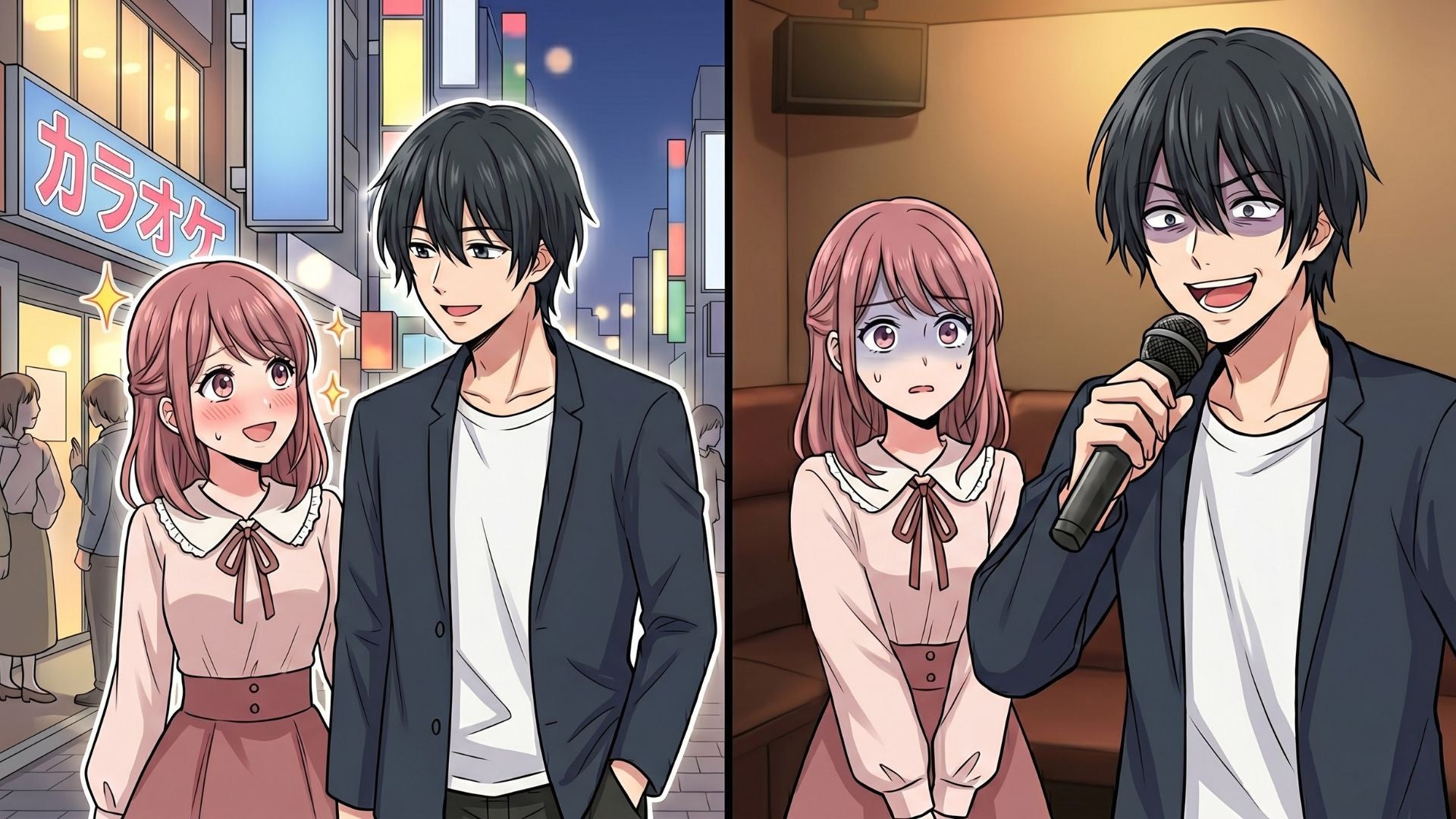 【蛙化現象】憧れの先輩とカラオケへ♡ しかし、マイクを握った先輩に“まさかの事態”が…！？