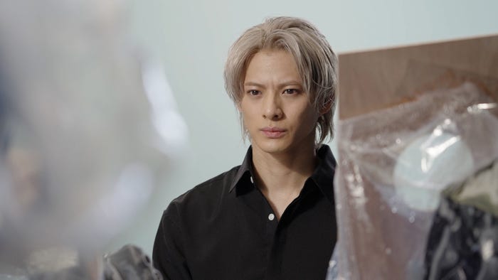 平野紫耀/新CM「続・滴る男」篇メイキングより(提供写真)