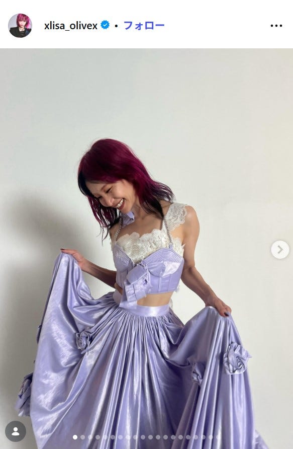 LiSA Instagramより
