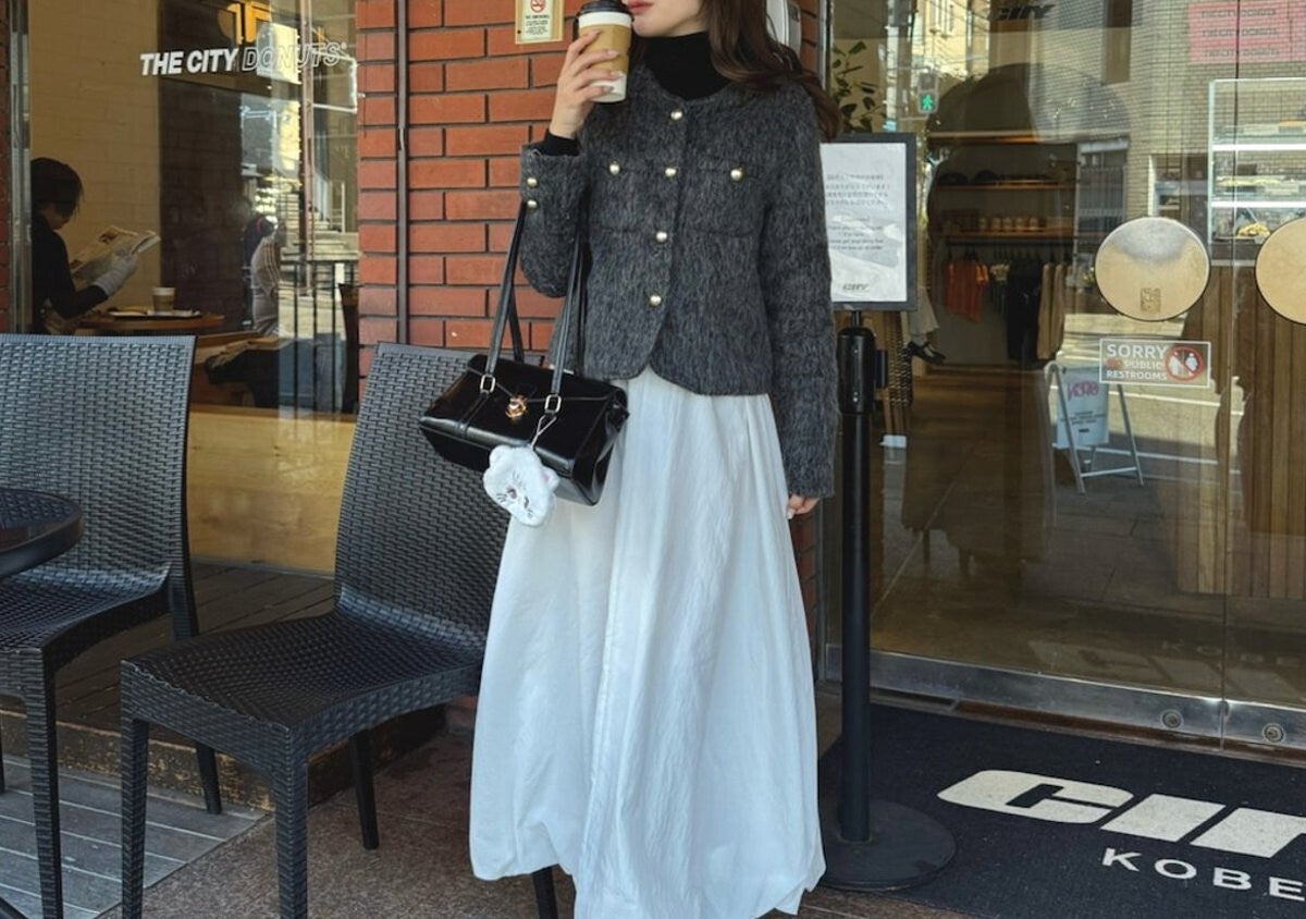 冬は「白スカート」でパッと華やぐ♡マネするだけで垢抜ける！大人女子の着こなし5style