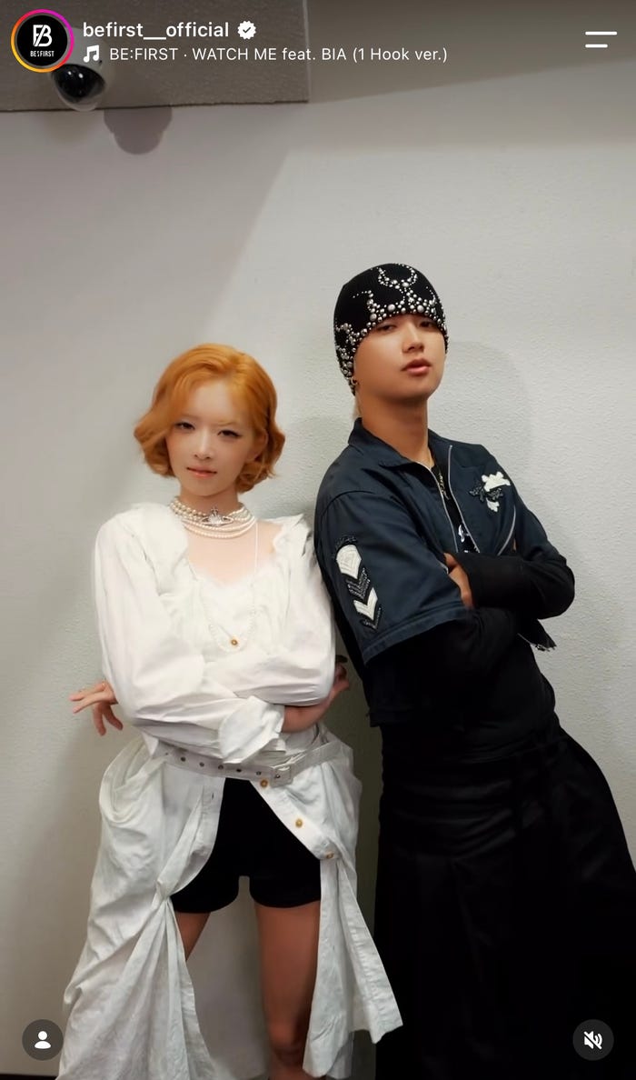 BE:FIRST公式Instagramより
