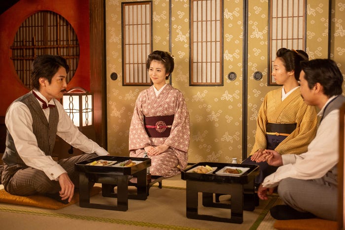 海宝直人、浜辺美波、那須凜、森岡龍 「らんまん」第116話(C)NHK