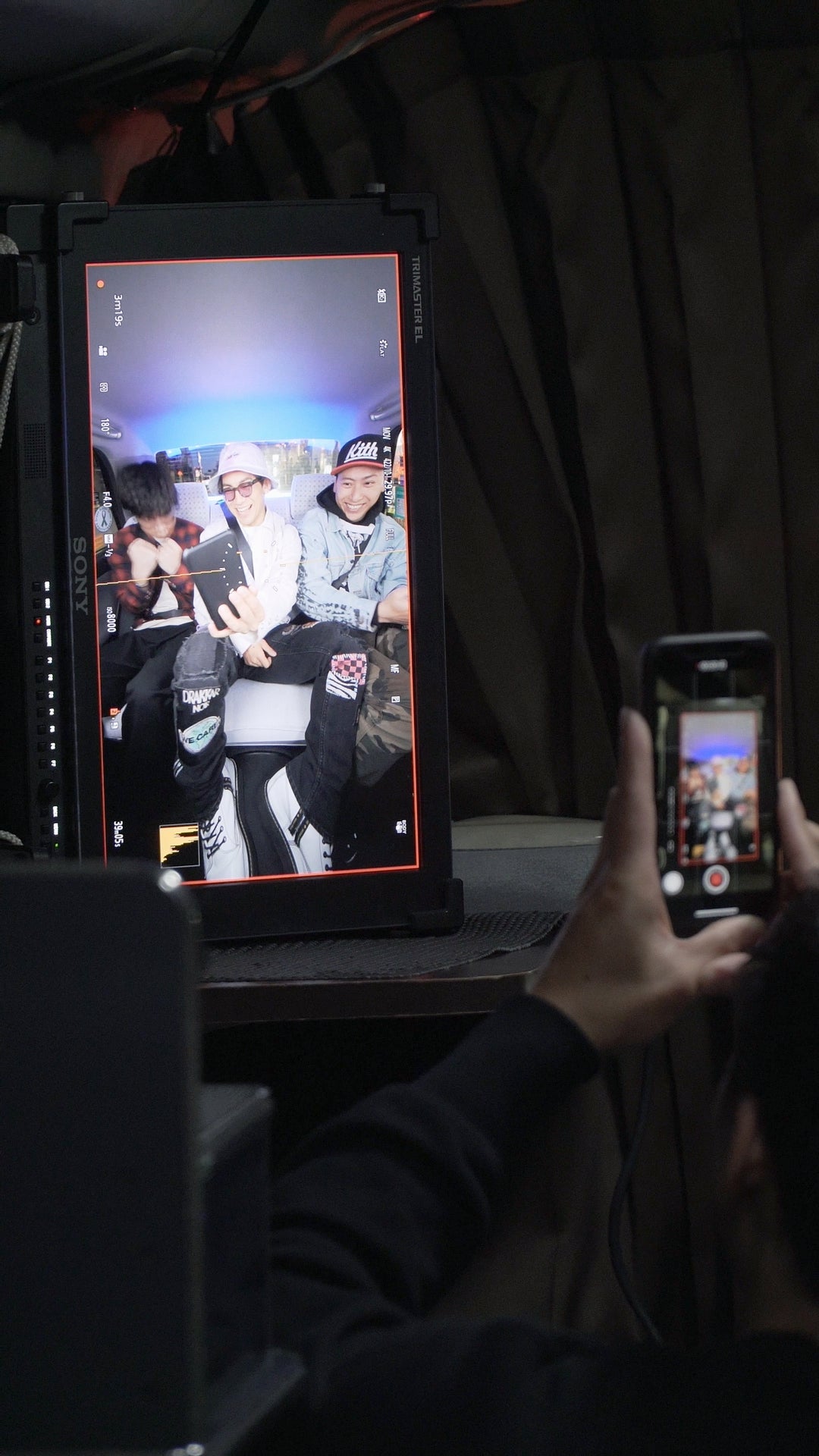 三代目 J SOUL BROTHERS“ミュージックスタンプ”ローンチムービーメイキング風景（提供画像）