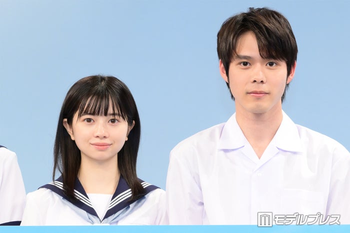 桜田ひより、主演ドラマ会見で声出ず 恋人役・細田佳央太のフォローに“赤面”【あの子の子ども】