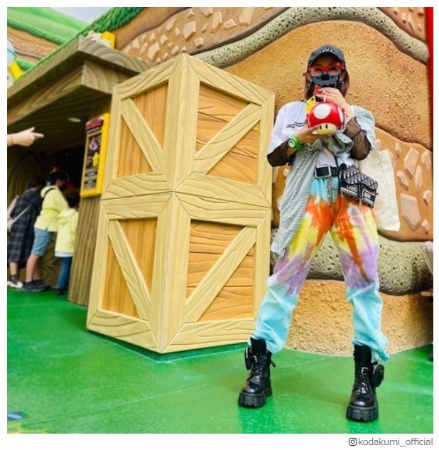 倖田來未、USJ満喫「とにかく笑顔溢れる1日でした」 はしゃぐ姿に反響