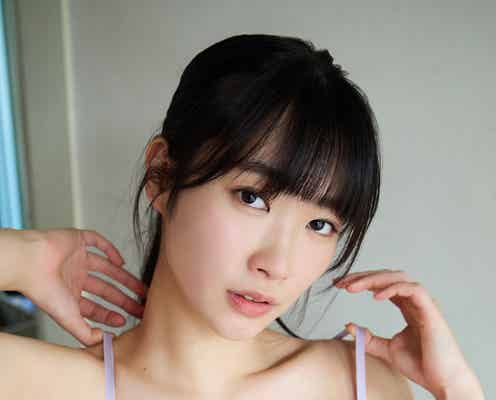 「ミスマガジン2022」瑚々、色白美バストにうっとり