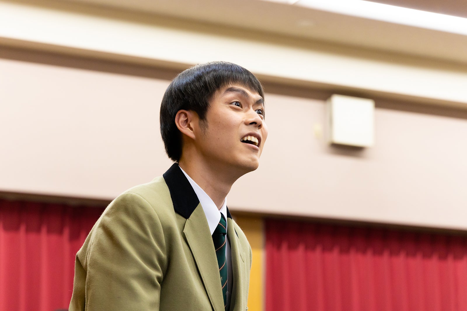 細田佳央太 「もしも、イケメンだけの高校があったら」より（C）テレビ朝日