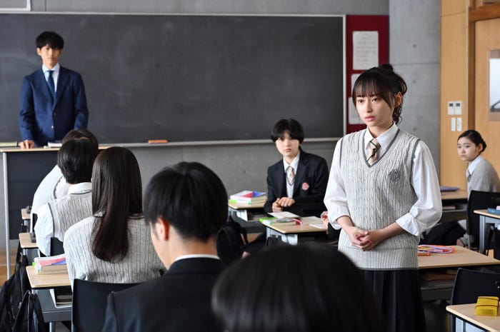 影山優佳「御上先生」第3話(C)TBS