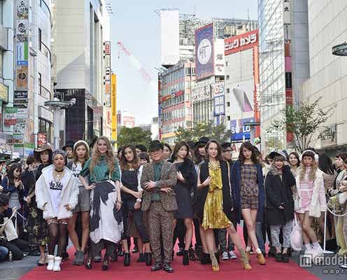 渋谷史上初、交通規制でストリートファッションショー開催 “リアルクローズ”を発信