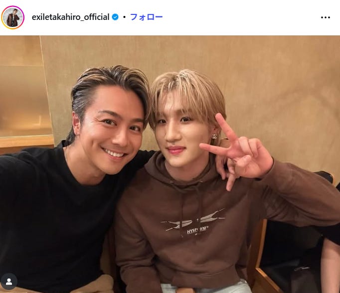 TAKAHIRO Instagramより