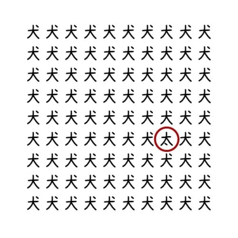 漢字の間違い探し 回答