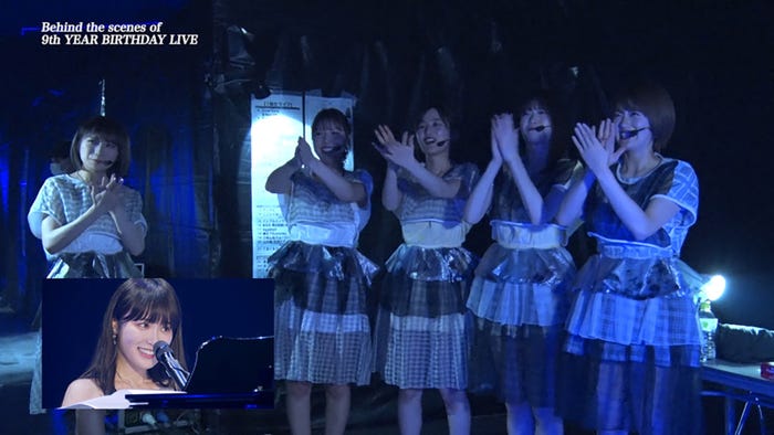 『Behind the scenes of 9th YEAR BIRTHDAY LIVE』予告編より(提供写真)