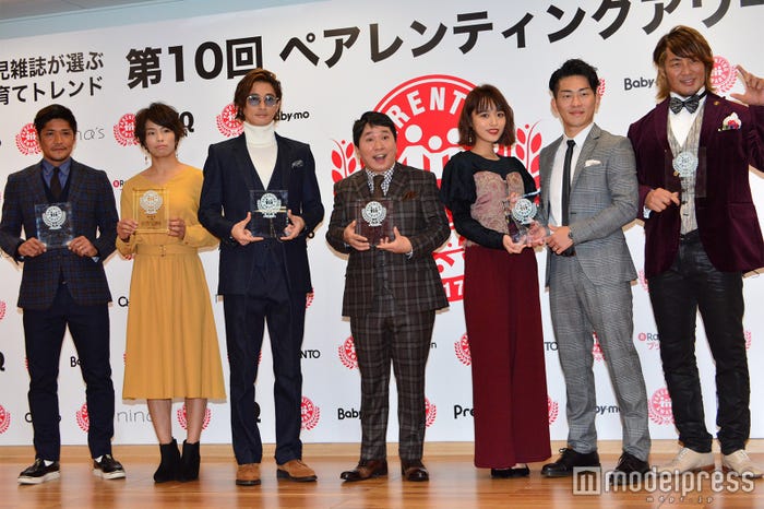 (左から)大久保嘉人、松本薫、窪塚洋介、田中裕二、近藤千尋、太田博久、棚橋弘至 (C)モデルプレス