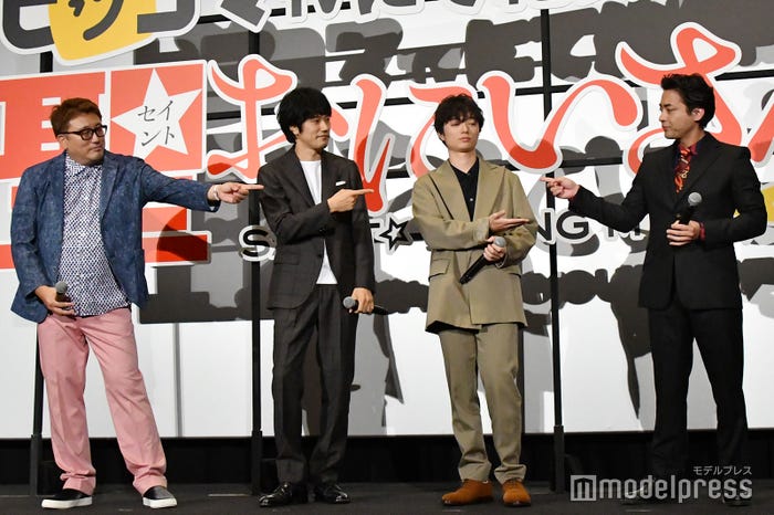 福田雄一監督、松山ケンイチ、染谷将太、山田孝之 (C)モデルプレス