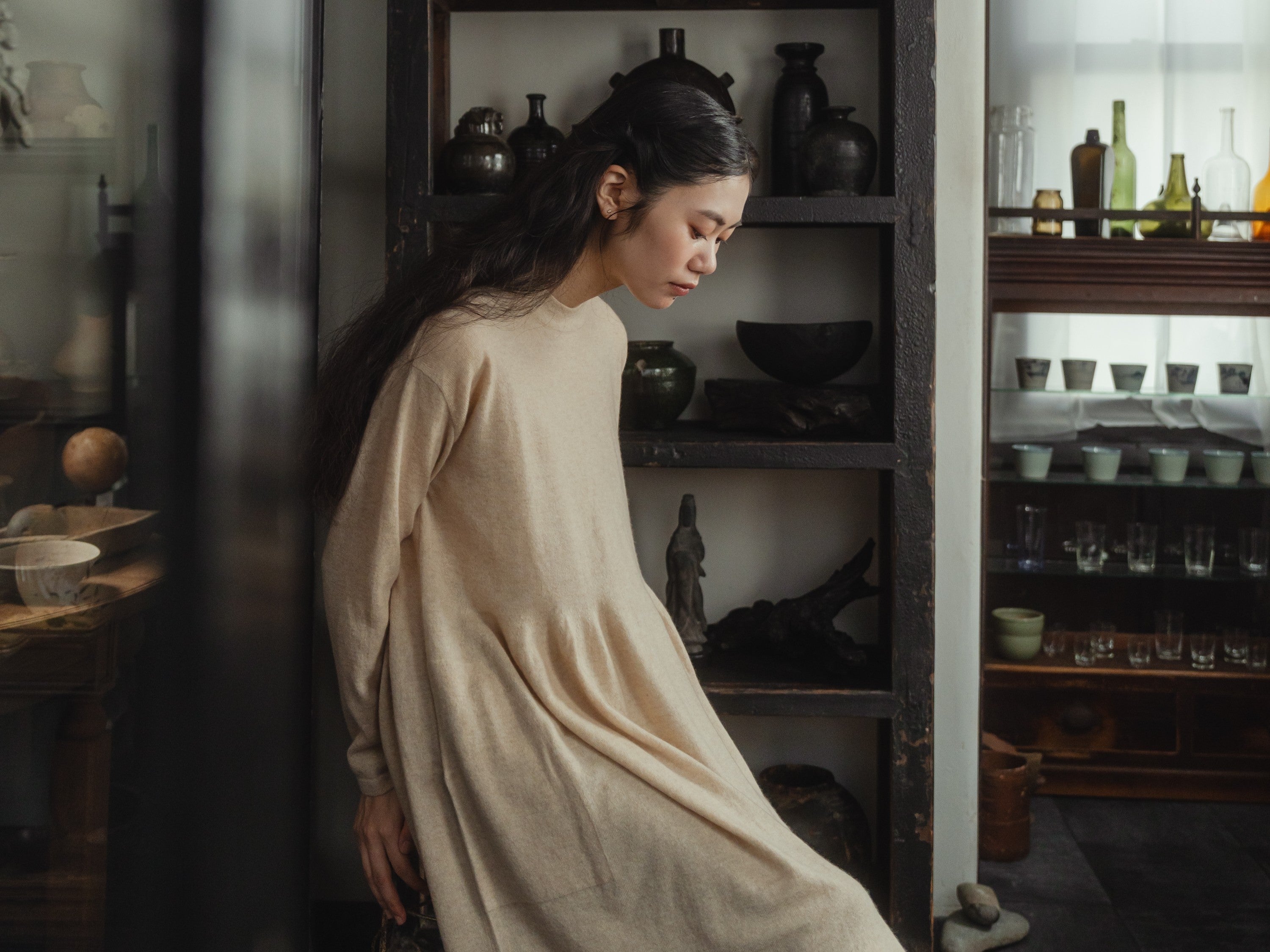 カシミヤニット「フリーマン」 原毛の良さを生かした品質に共感