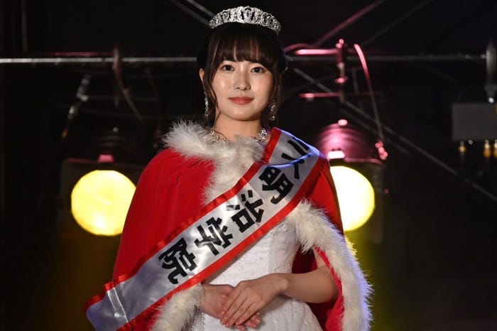 「ミス明治学院」グランプリ・中泉里菜さん (提供写真)