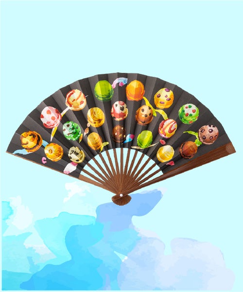 ＜伊場仙＞江戸扇子 6,600円 サイズ：約7.5寸（22.5cm）【限定50個】／提供画像