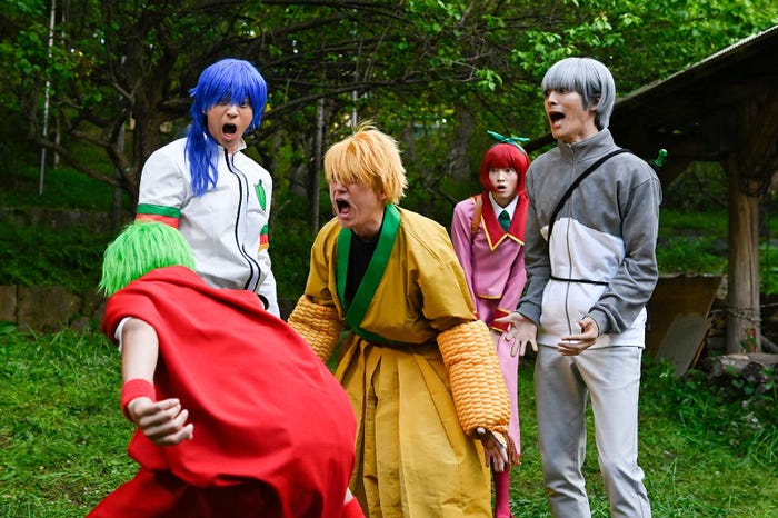 (左から)藤枝喜輝、三浦翔平、井浦新、窪塚愛流、松坂桃李「SEIKAの空」より (C)テレビ朝日