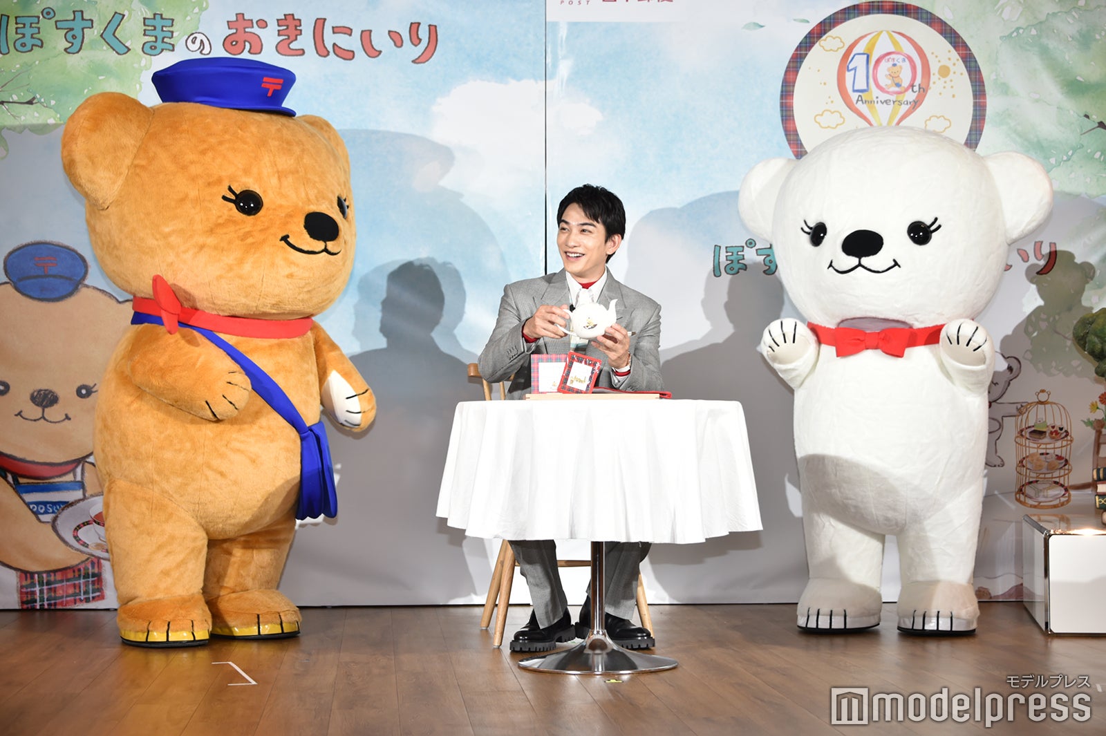 ぽすくま、町田啓太、ぽすこぐま（C）モデルプレス