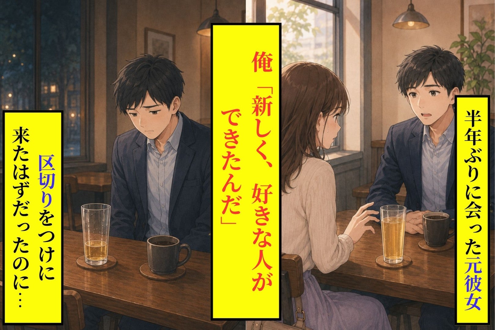 新しい恋の相談だと言って元カノを呼び出した俺が、無意識に注文していたもの