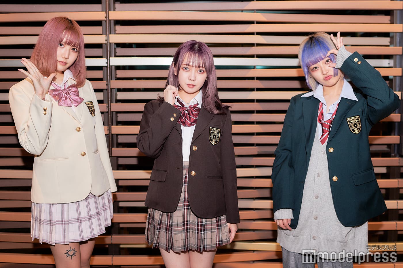 (左から)先斗ぺろ、野苺みくる、みちゃん(C)モデルプレス