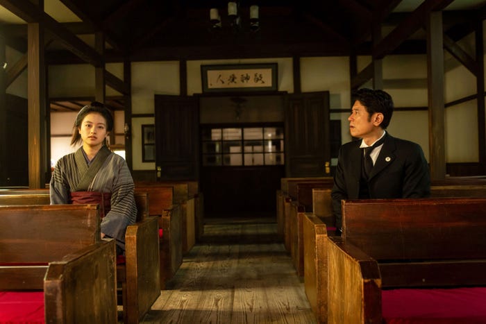 上坂樹里、原田泰造「風、薫る」第3話(C)NHK