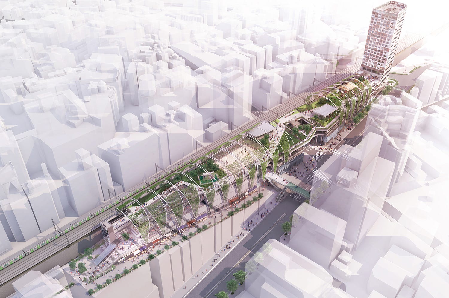 「MIYASHITA PARK」渋谷の新宮下公園2020年6月オープン 商業・ホテルも整備