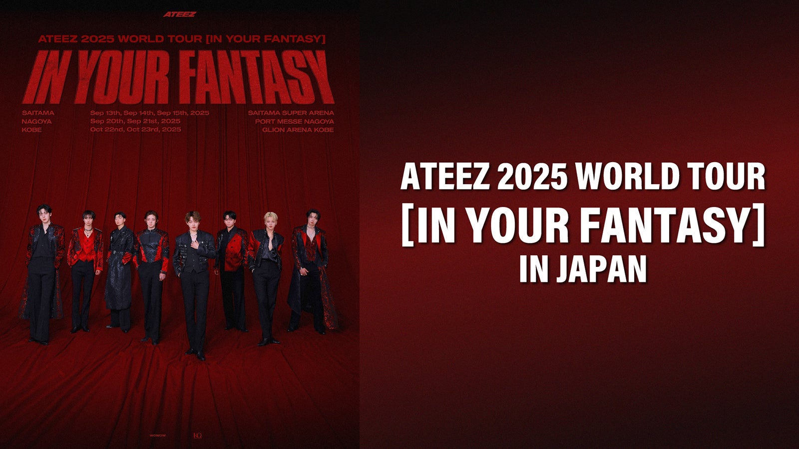 「ATEEZ 2025 WORLD TOUR [IN YOUR FANTASY] IN JAPAN」（C）Lemino