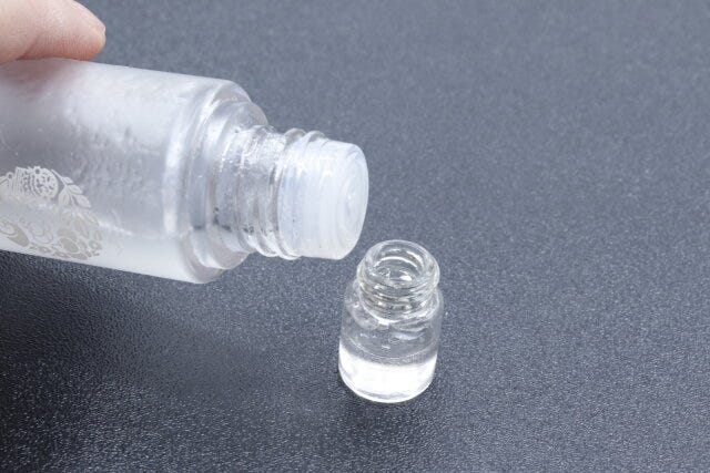 セリアのガラスボトル