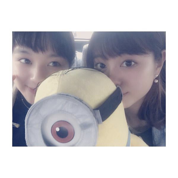 筧美和子＆大川藍がUSJへ／大川藍Twitterより