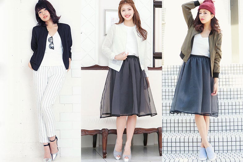 即トレンドコーデに！秋は「ブルゾン」を取り入れた甘辛MIXが旬