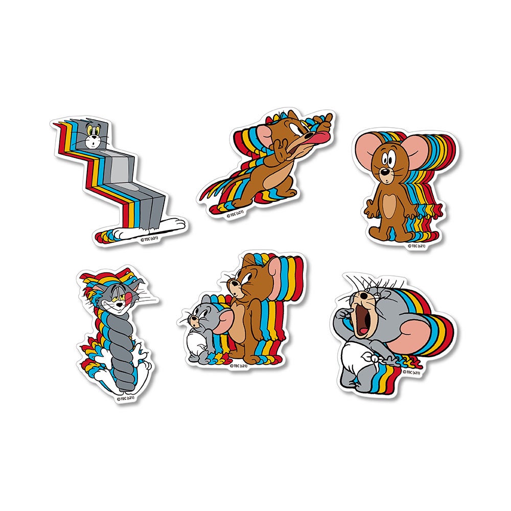 ステッカー （ランダム6種）385円（税込）／TOM AND JERRY and all related characters and elements （C）＆TM Turner Entertainment Co．（s21）