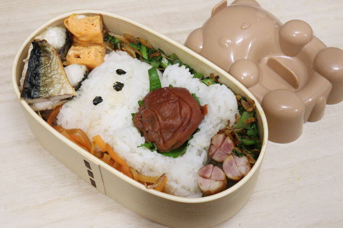 デコかわごはんdeハグくま　使用例