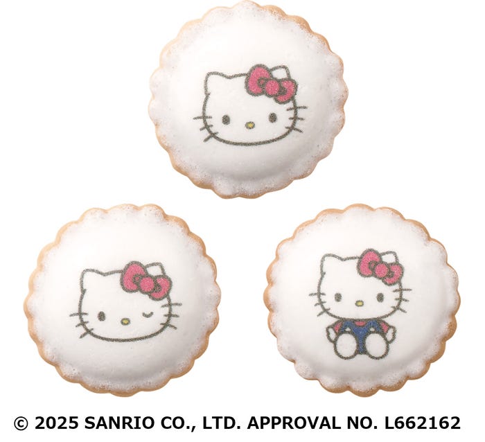 アイシングビスケットは3種類(C)2025 SANRIO CO., LTD. APPROVAL NO. L662162