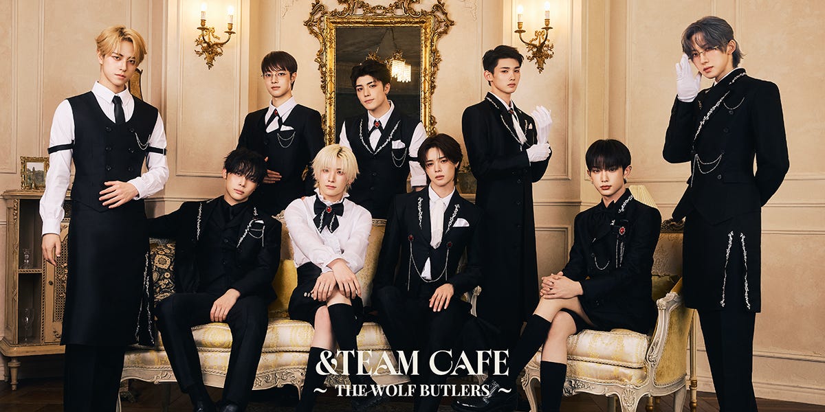 「&TEAM CAFE」東京・大阪・愛知で開催 “執事”テーマにアフヌンやメンバーピックの紅茶など提供