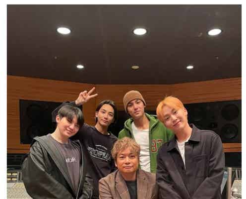 香取慎吾、楽曲共同制作中・SEVENTEENとのオフショット公開「豪華すぎる」「思わず拍手」と反響