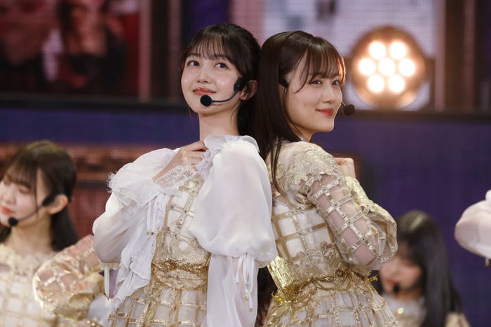 久保史緒里、山下美月「乃木坂46 12th YEAR BIRTHDAY LIVE」(提供写真)